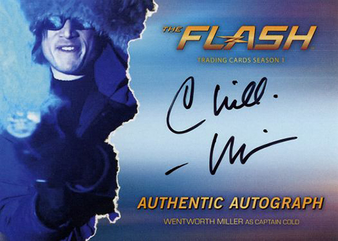 2016 The Flash Season 1 Autographs Wentworth Miller Captain Cold