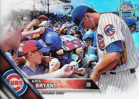 2016 Topps Chrome Baseball Variations Gallery, Checklist