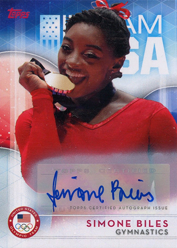 2016 Topps US Olympic Team Autographs Simone Biles