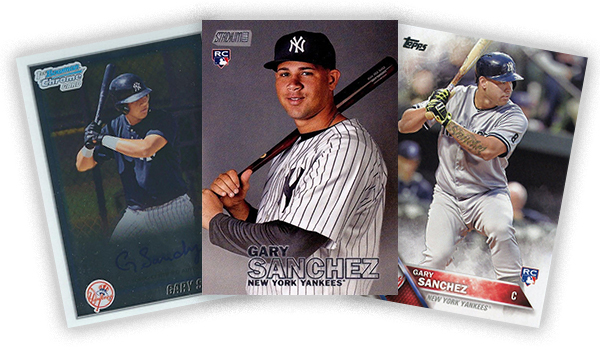 MLB NY Yankees Gary Sanchez (RC) #509A Topps NOW Trading Card 