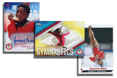 Simone Biles Cards Header