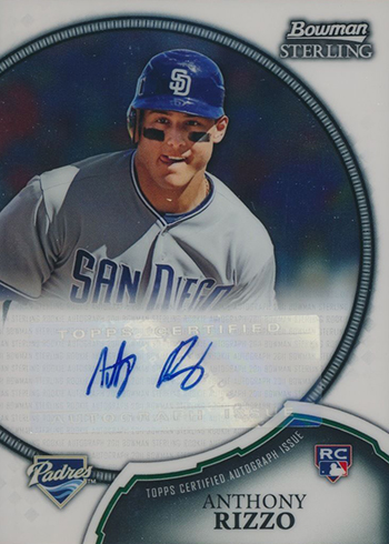 2011 Bowman Sterling Rookie Autographs Anthony Rizzo