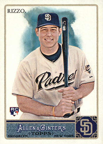 2011 Topps Allen and Ginter Glossy Exclusives Anthony Rizzo