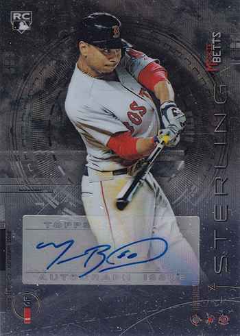 2014 Bowman Sterling Rookie Autographs Mookie Betts