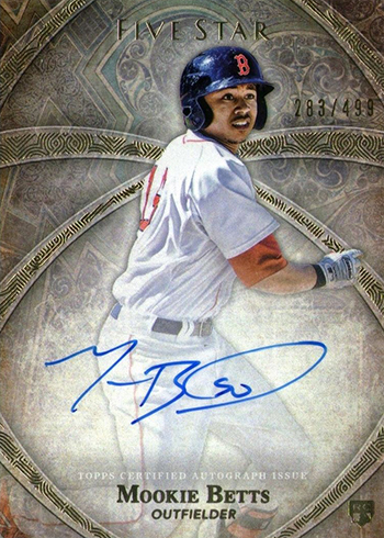  2014 Bowman Sterling Baseball #BSRA-MB Mookie Betts Certified  Autograph Rookie Card : Collectibles & Fine Art