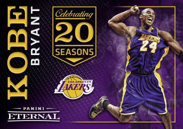 2016-17 Panini Eternal PE-KB1 Kobe Bryant Celebrating 20 Years