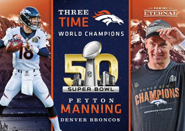 2016-17 Panini Eternal PE-PM1 Peyton Manning Super Bowl 50 Base
