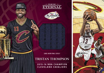 2016-17 Panini Eternal PE-TT1 Tristan Thompson 2016 NBA Finals Jersey