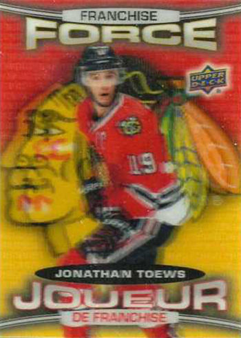 2016-17 Upper Deck Tim Hortons Hockey Franchise Force Jonathan Toews