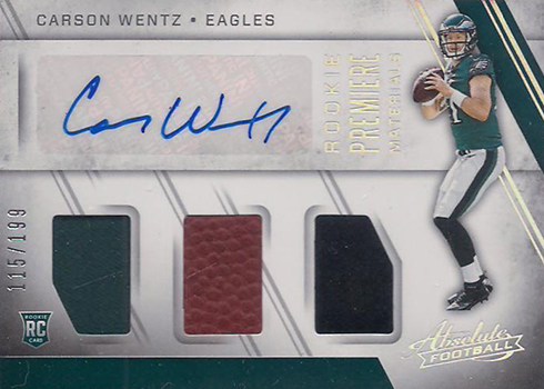 2016 Absolute Carson Wentz RC