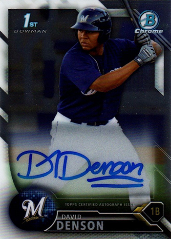 2016 Bowman Chrome #BDC-104 Dane Dunning Signed Card PSA Slabbed