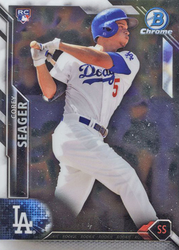 2016 Bowman Chrome Base Corey Seager