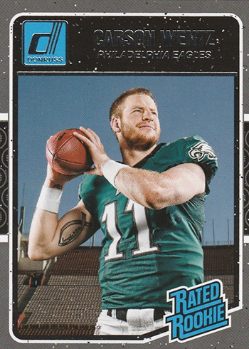 2016 Donruss Carson Wentz RC