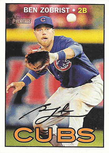 Ben Zobrist 2013 Topps Update Autographed Card #US148- PSA/DNA 10