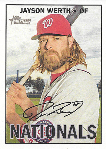 2008 Topps Heritage Baseball Card #85 Jayson Werth at 's Sports  Collectibles Store