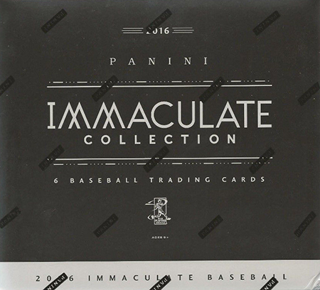 2016 Panini Immaculate Baseball Hobby Box
