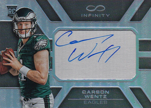 DELETE 14620 2016 Panini Contenders Draft College Carson Wentz autograph  auto rc #127 *68057 - Sportsnut Cards