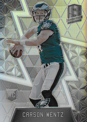 Carson Wentz 2016 Donruss Optic Pink Eagles Rookie Jersey Rc