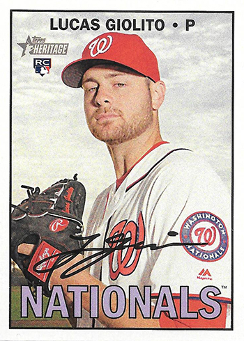 2006 Topps Heritage Washington Nationals Complete Regular Team Set (16)