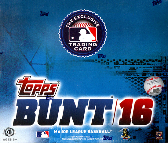2016 Topps Bunt Baseball Hobby Box