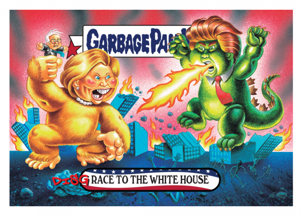 2016 Topps Garbage Pail Kids Dis-grace to the White House 1