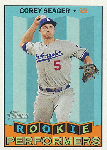 2016 Topps Heritage High Number Rookie Performers Corey Seager