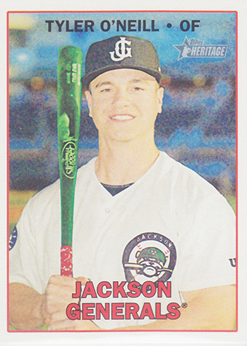 2016 Topps Heritage MILB Error Variation Tyler ONeill