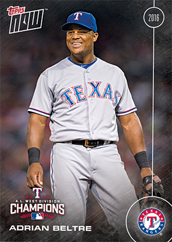 2016 Topps Bunt Adrian Beltre Texas Rangers #64 Baseball card MATV3