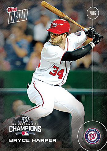 2016 Topps Now Postseason Bryce Harper