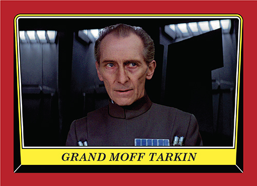 2016 Topps Rogue One Mission Briefing Promo Card 87 Grand Moff Tarkin