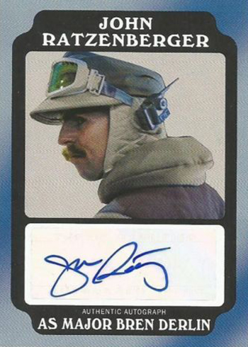 2016 Topps Star Wars Rogue One Mission Briefing Autograph John Ratzenberg