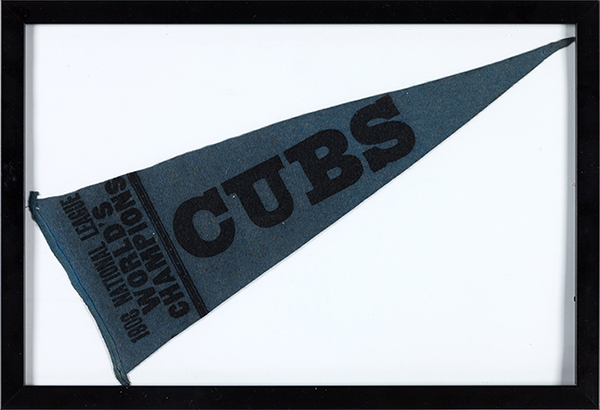 Chicago Cubs 1968 Cooperstown Collection Wool Pennant by Winning Streak