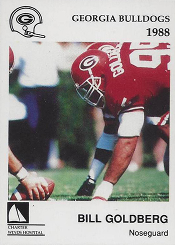 Bill Goldberg Football Card