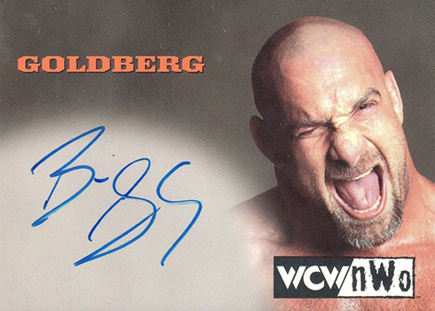 1999 Topps WCW nWo Nitro Goldberg Autograph