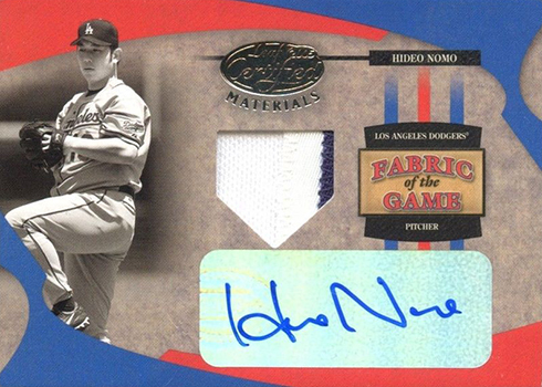 Masahiro Tanaka player worn jersey patch baseball card (New York