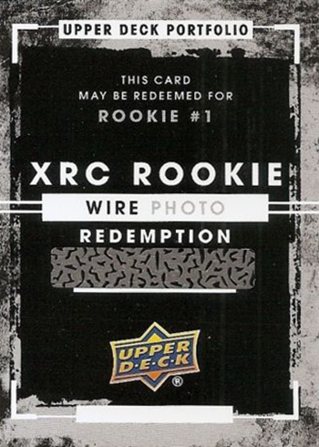 2015-16 Upper Deck Portfolio XRC Rookie 1 Wire Photo