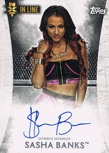 2015 Topps WWE Undisputed Sasha Banks Autograph