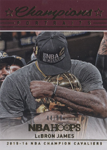 2016-17 Hoops Champions Portraits LeBron James