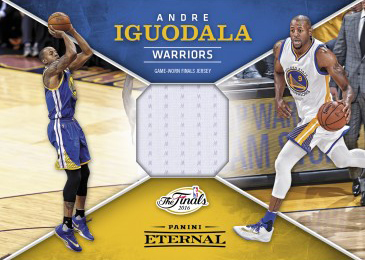 Carte Panini Eternal 2016-2017 - Maillot Porté Andre Iguodala MVP - Golden State - One Of One