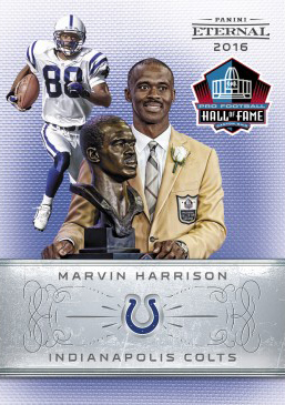 2016-17 Panini Eternal PE-MH1 Marvin Harrison NFL Hall of Fame Collection