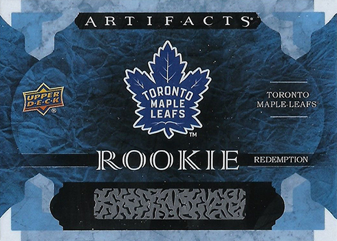 2016-17 Upper Deck Artifacts Toronto Maple Leafs Rookie Redemption