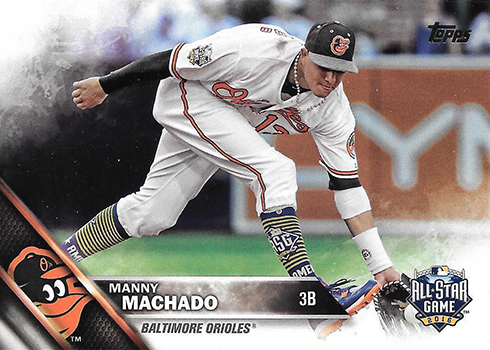  2016 Topps Update All-Star Stitches #MM Manny Machado Jersey  Autograph #17/25 : Everything Else