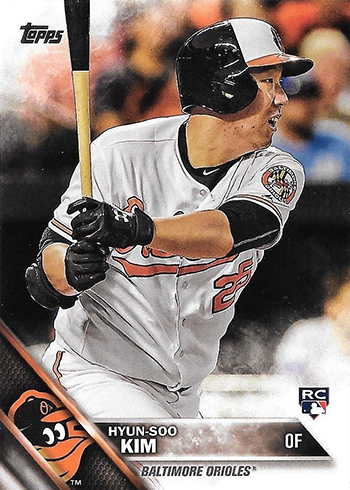 2017 Topps Now Card #OD-5: Baltimore Orioles Hyun Soo Kim