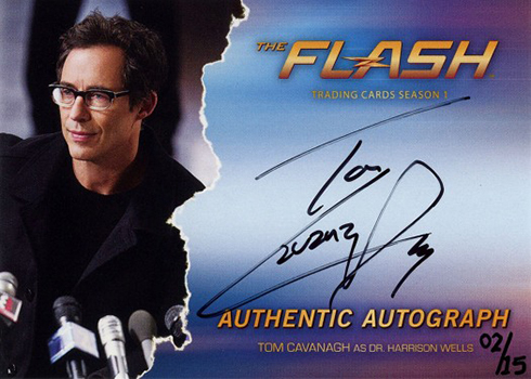 2016 The Flash Season 1 Autographs Tom Cavanagh Dr Harrison Wells