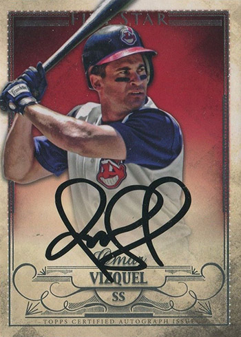 Omar Vizquel Signed 2008 Topps Giants Baseball Card #79 Indians Star  Autograph - Baseball Slabbed Autographed Cards at 's Sports  Collectibles Store