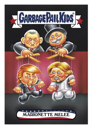 2016 Topps Garbage Pail Kids Dis-grace to the White House 24 Marionette Melee