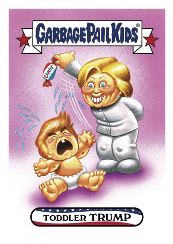 2016 Topps Garbage Pail Kids Dis-grace to the White House 32 Toddler Trump