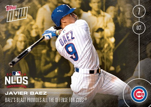 2016 Topps Now Postseason BON-3 Javier Baez