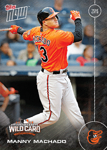 Manny Machado 2016 Topps JERSEY CAMO Variation Short Print Card SP #175B