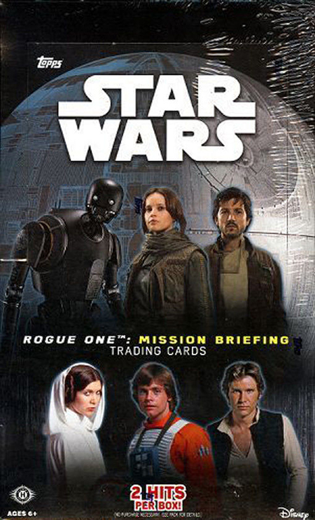 2016 Topps Star Wars Rogue One Mission Briefing Hobby Box